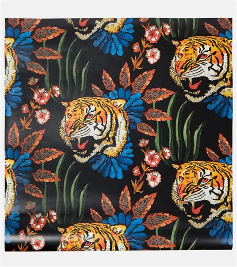 gucci wallpaper tiger|gucci tiger leaf print.